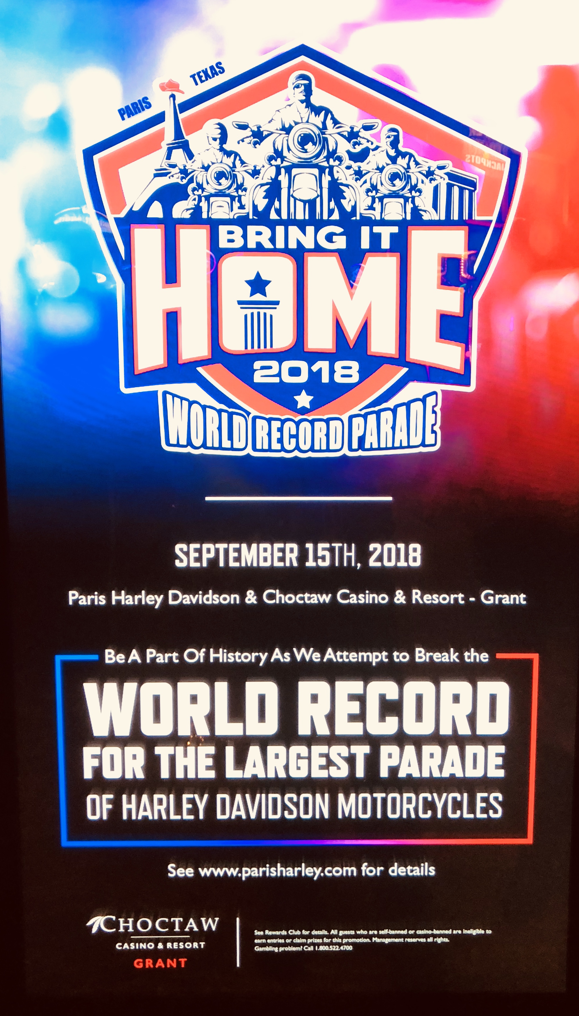 "Harley Davidson World Record Parade"