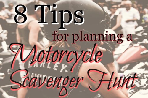planning motorcycle scavenger hunt