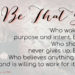 Be that girl quote women leaning